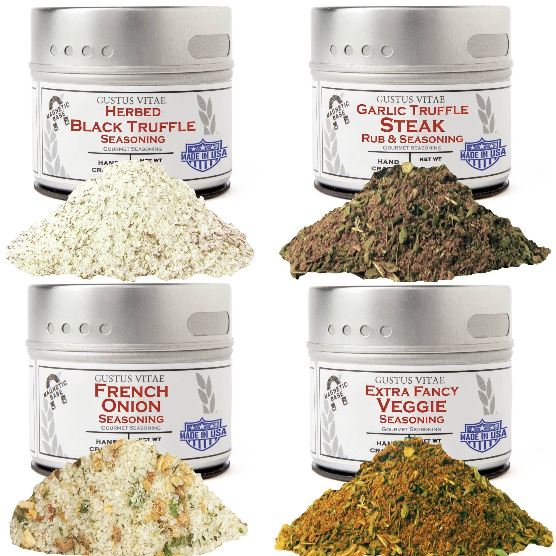 Luxury Protein & Fancy Truffled Side Seasonings | Set of 4-0