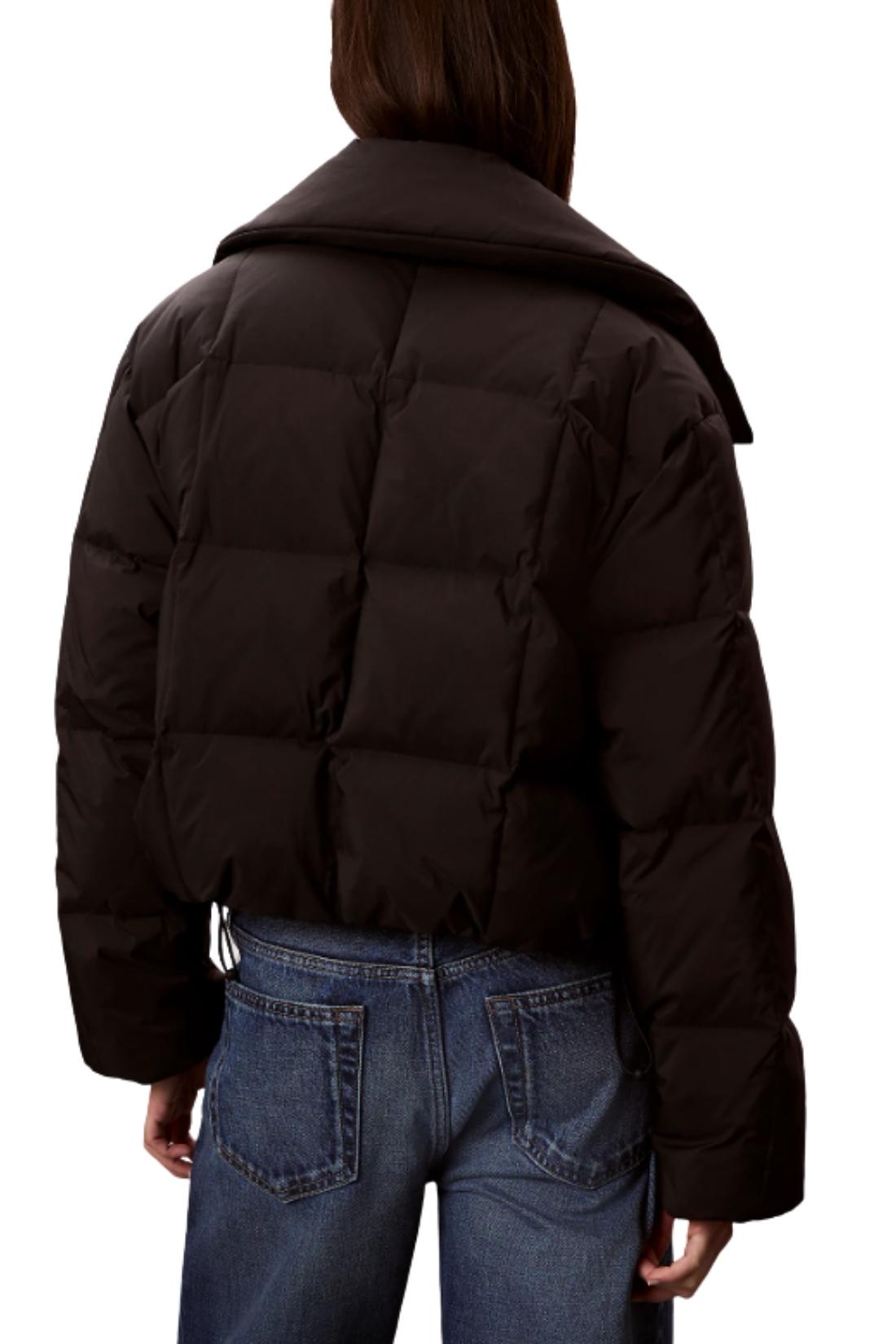 CALVIN KLEIN - Women's crop quilted down jacket-2