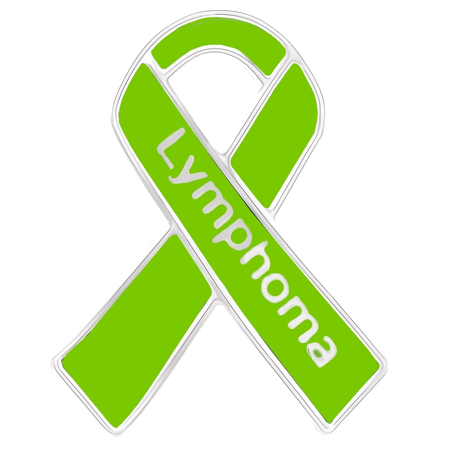 10 Pack Lymphoma Awareness Ribbon Pins