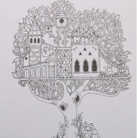 Magic Forest Coloring Book