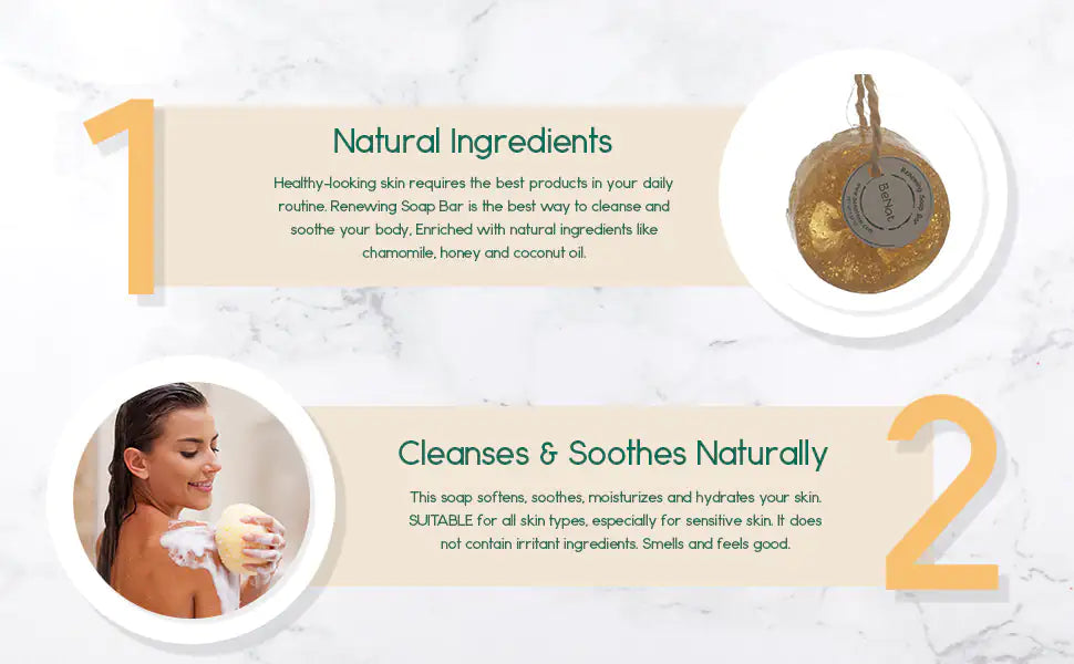 BeNat Renewing Soap Bar