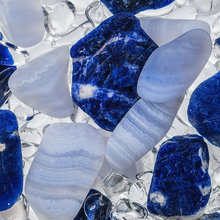 GemPod BALANCE | Sodalite, Chalcedony & Clear Quartz