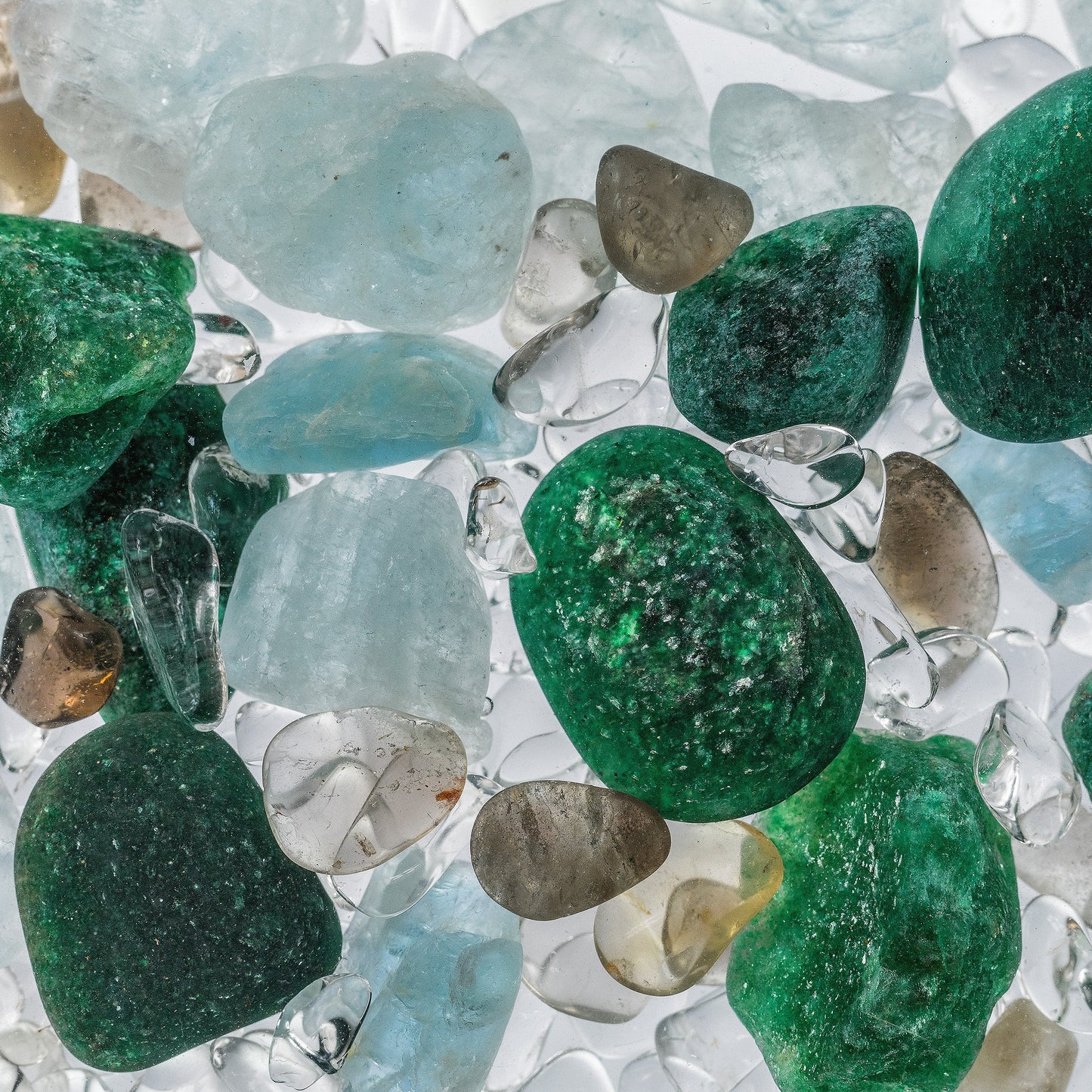 GemPod FOREVER YOUNG | Aventurine, Aquamarine, Smoky Quartz & Clear Quartz