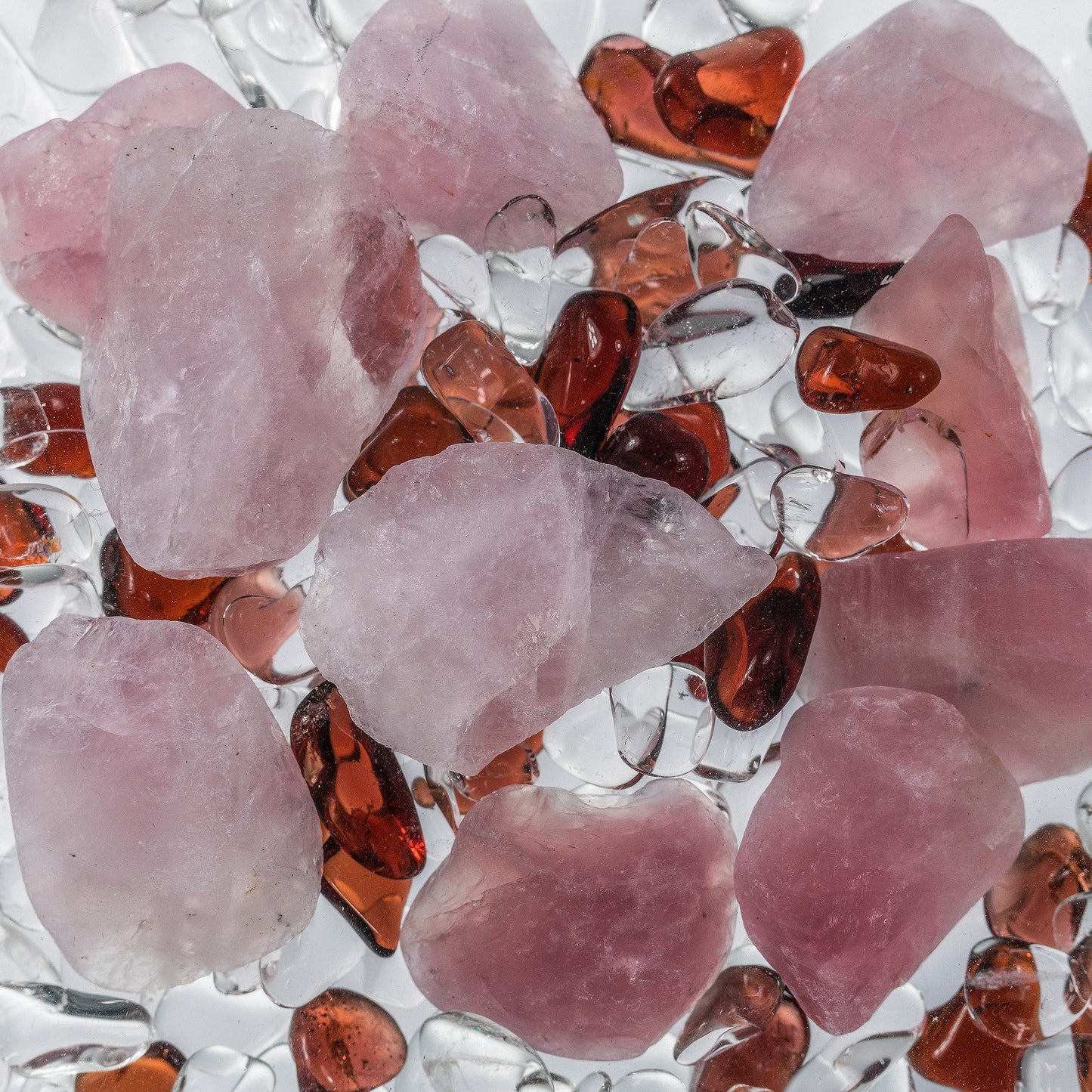 ViA LOVE | Rose Quartz, Garnet & Clear Quartz
