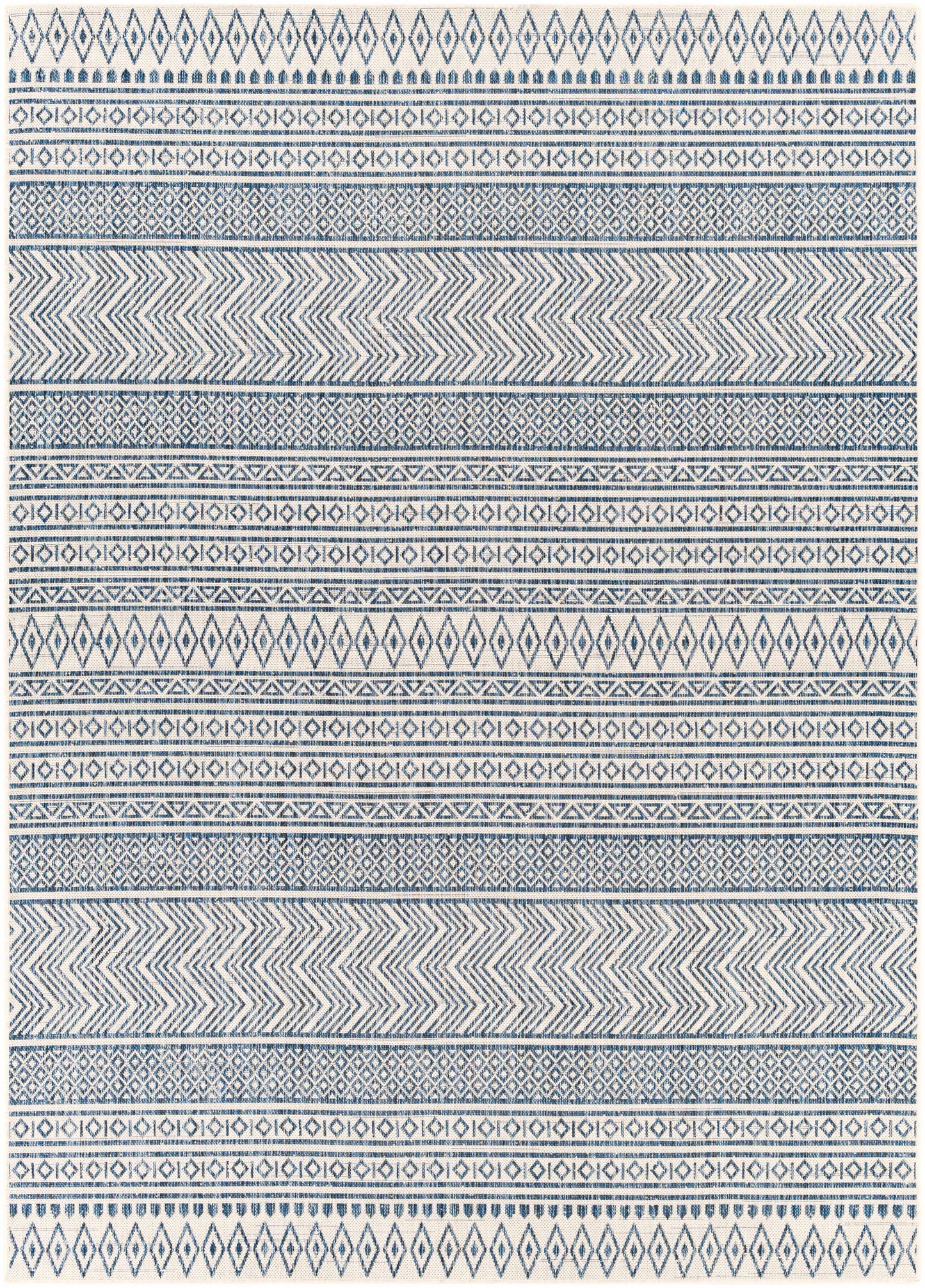Madras Light Blue Green All Over Performance Area Rug-0