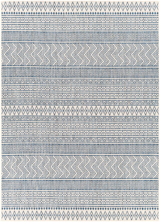 Madras Light Blue Green All Over Performance Area Rug-0