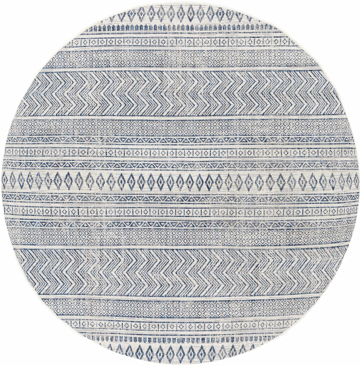 Madras Light Blue Green All Over Performance Area Rug-6