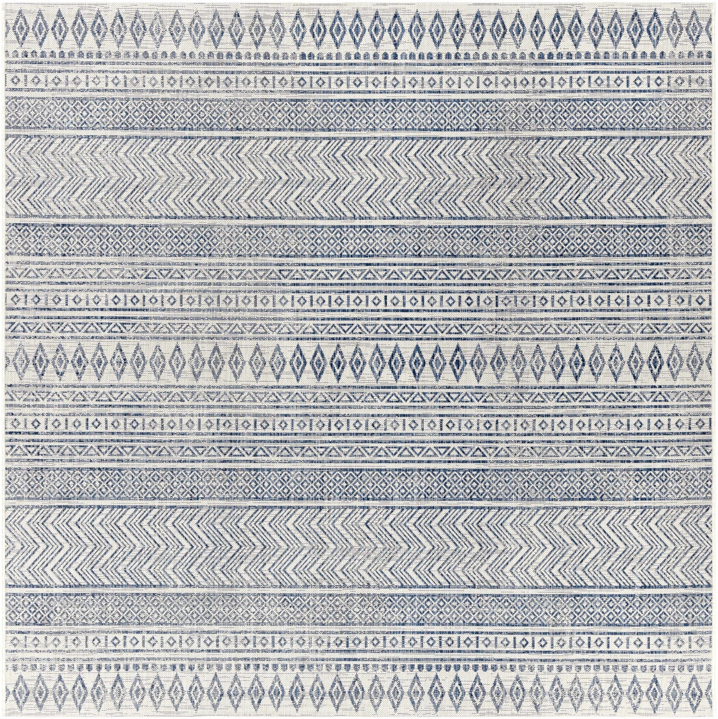 Madras Light Blue Green All Over Performance Area Rug-7