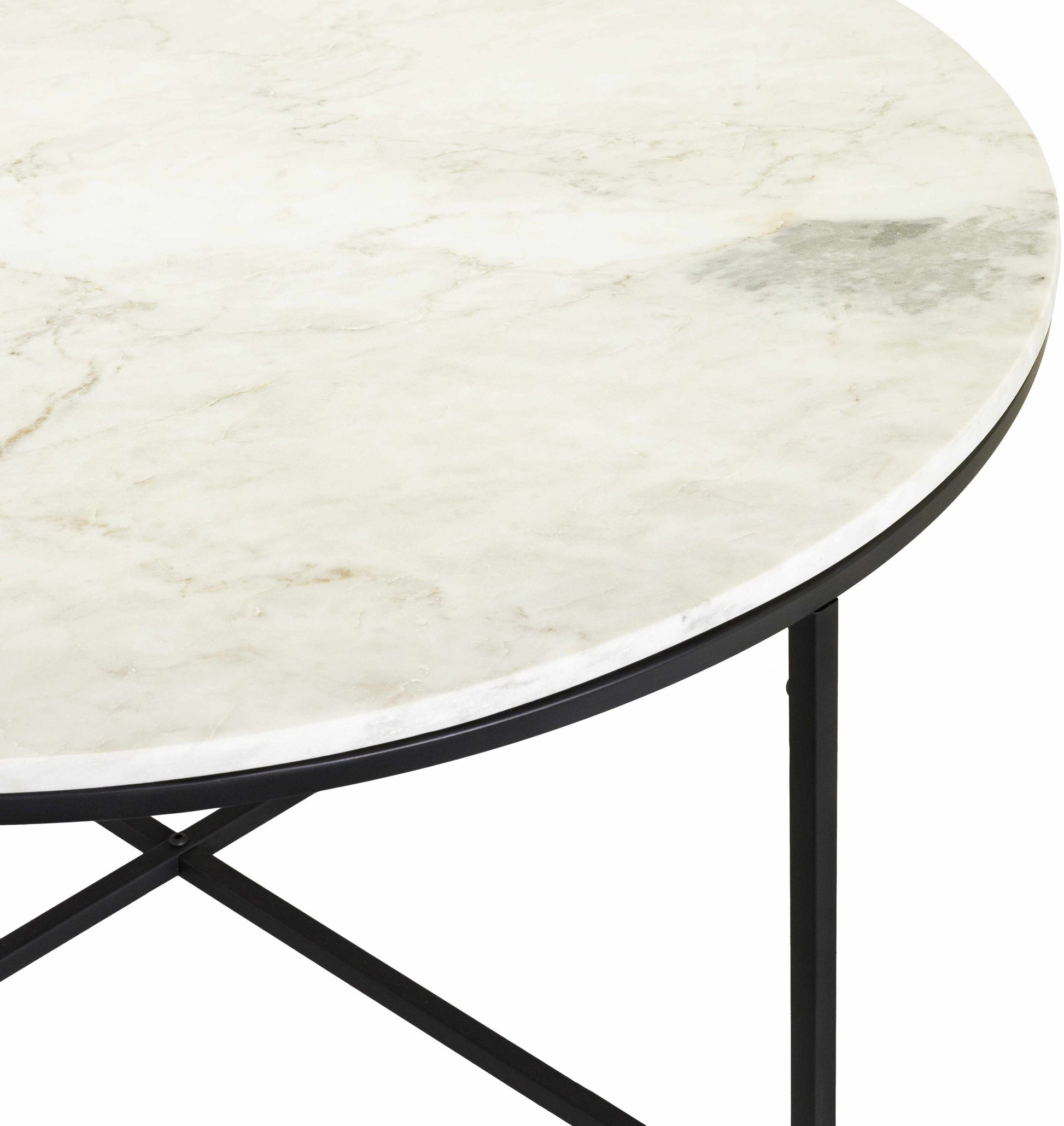 Magarao Round Marble Coffee Table-4