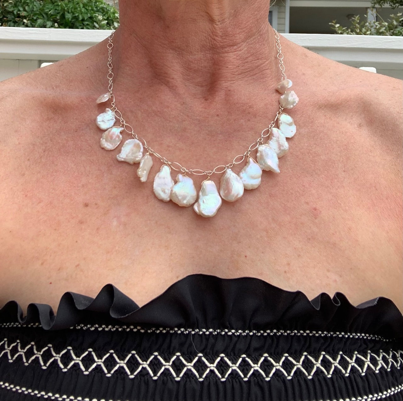 Maia Petal necklace
