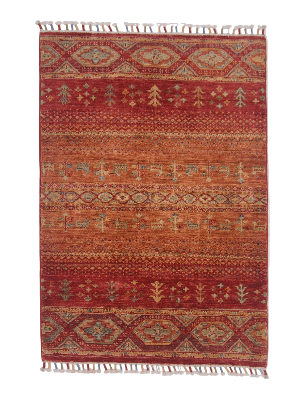 Afghan Khorjin-Gabben (2'08"x3'10") red/rust-0