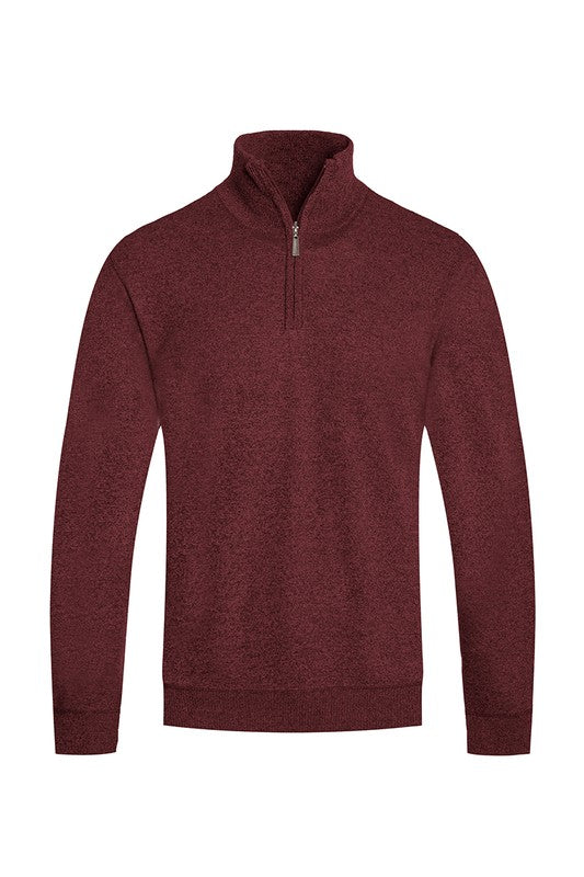 Men's Quarter Zip Sweater
Knit Sweater
Standard Pockets
Collar and Cuffs
Regular Fit
Model is 5'11 wearing a Large


Men's Quarter Zip Sweater color options: White, Brown, Maroon, Black, Grey, Navy Blue and Charcoal colors ~*
Made In: Imported