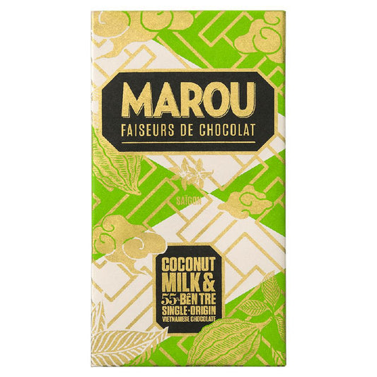 Marou - 'Coconut Milk & Ben Tre' Mini Chocolate Bar (24G | 55%) Single Origin Vietnamese Chocolate