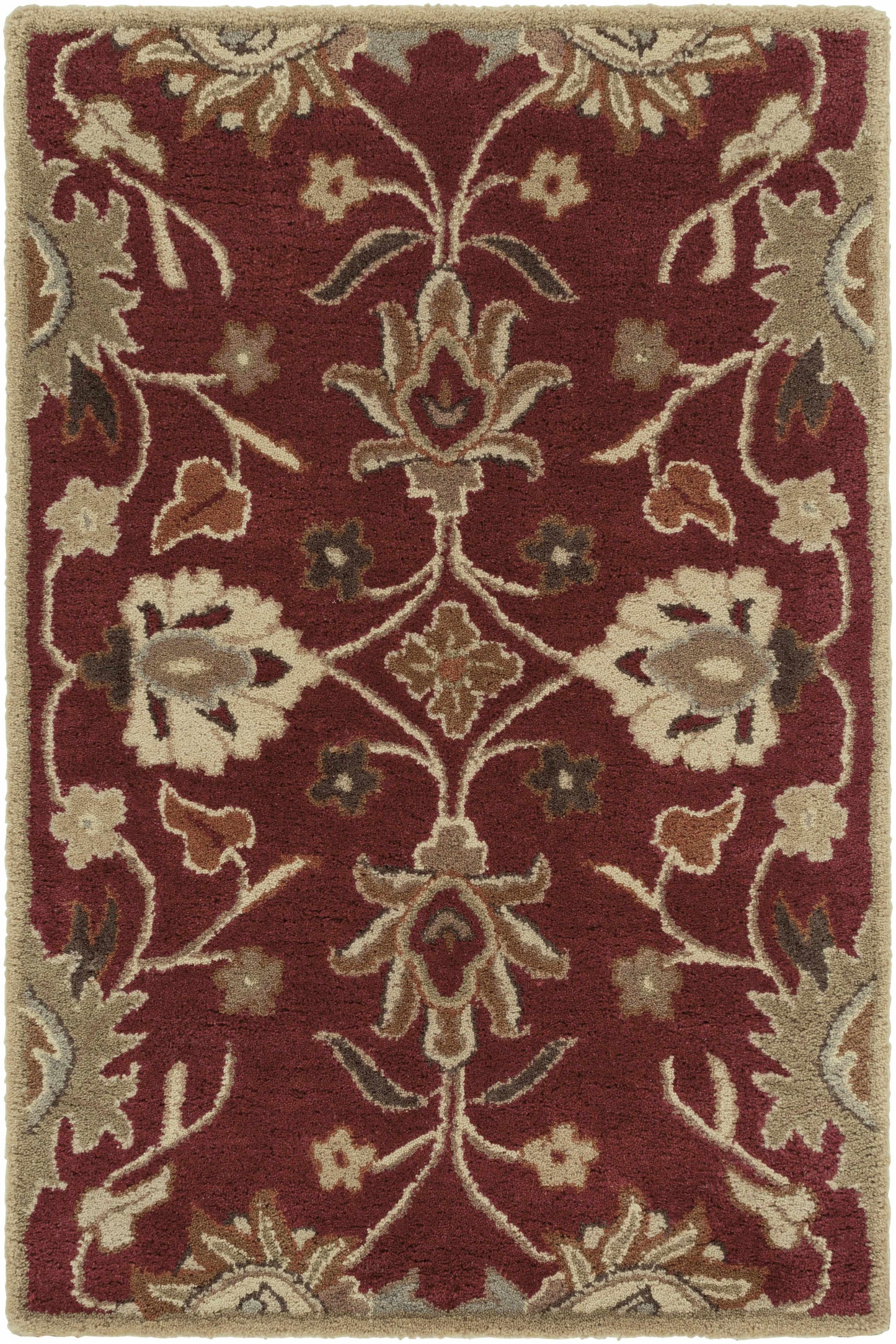 Conesus Red 1061 Hand Tufted Wool Rug-5