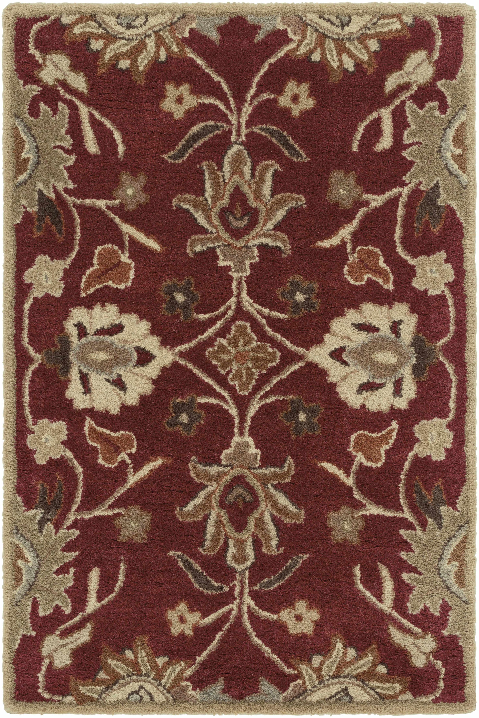 Conesus Red 1061 Hand Tufted Wool Rug-5
