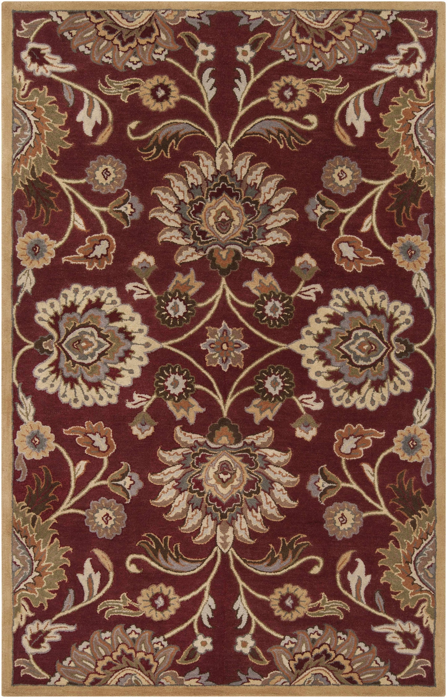 Conesus Red 1061 Hand Tufted Wool Rug-9