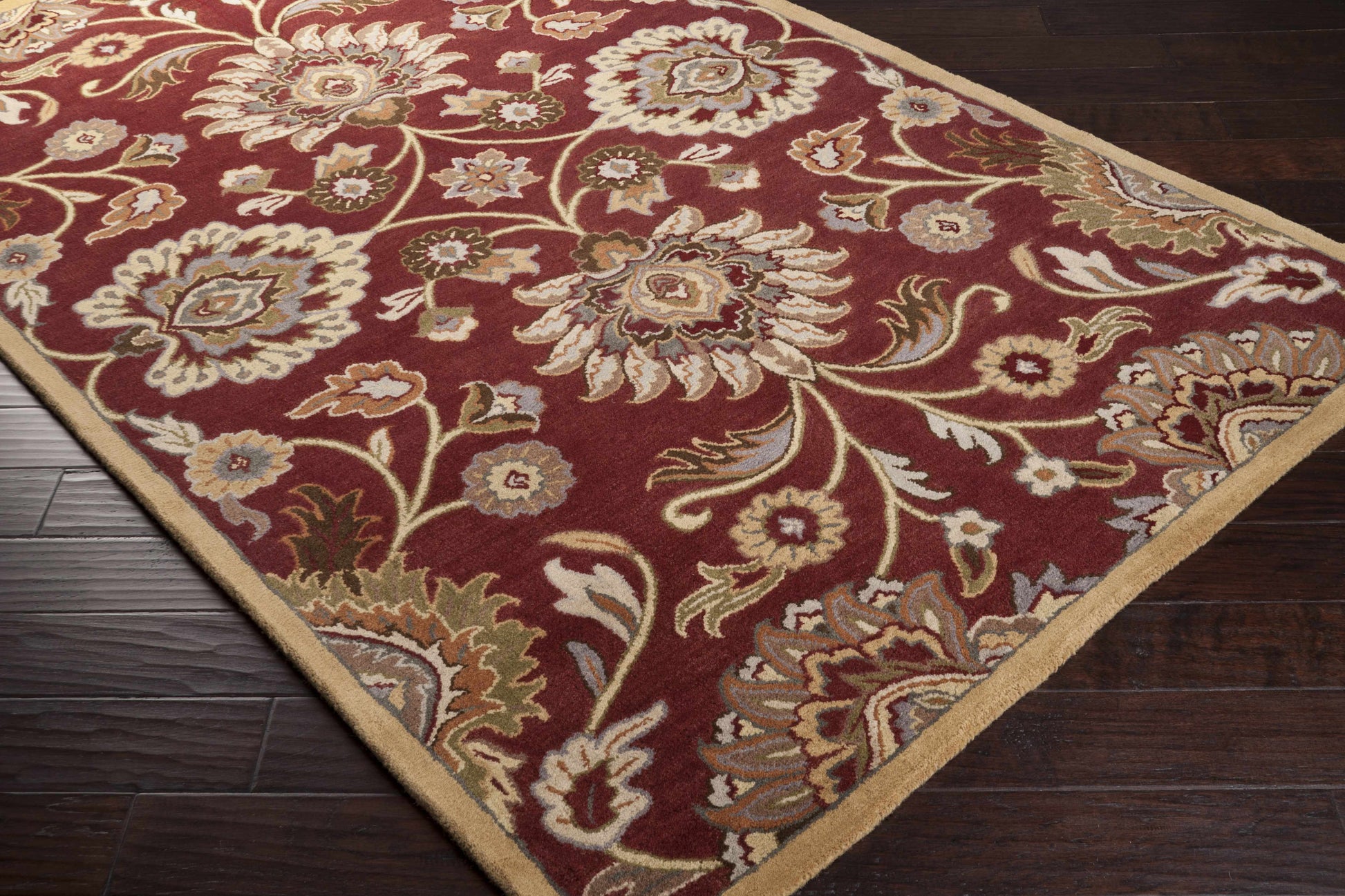 Conesus Red 1061 Hand Tufted Wool Rug-3