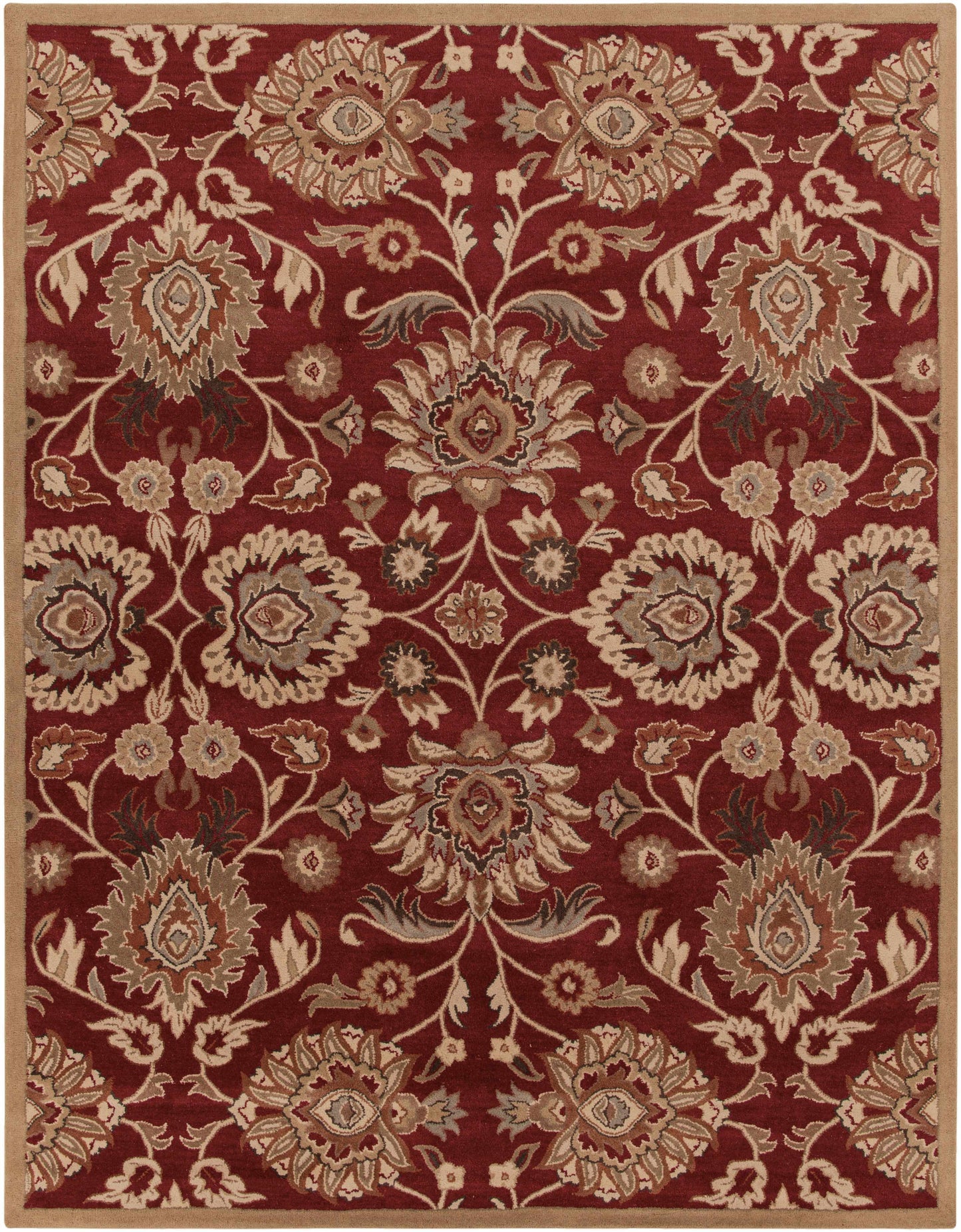 Conesus Red 1061 Hand Tufted Wool Rug-0
