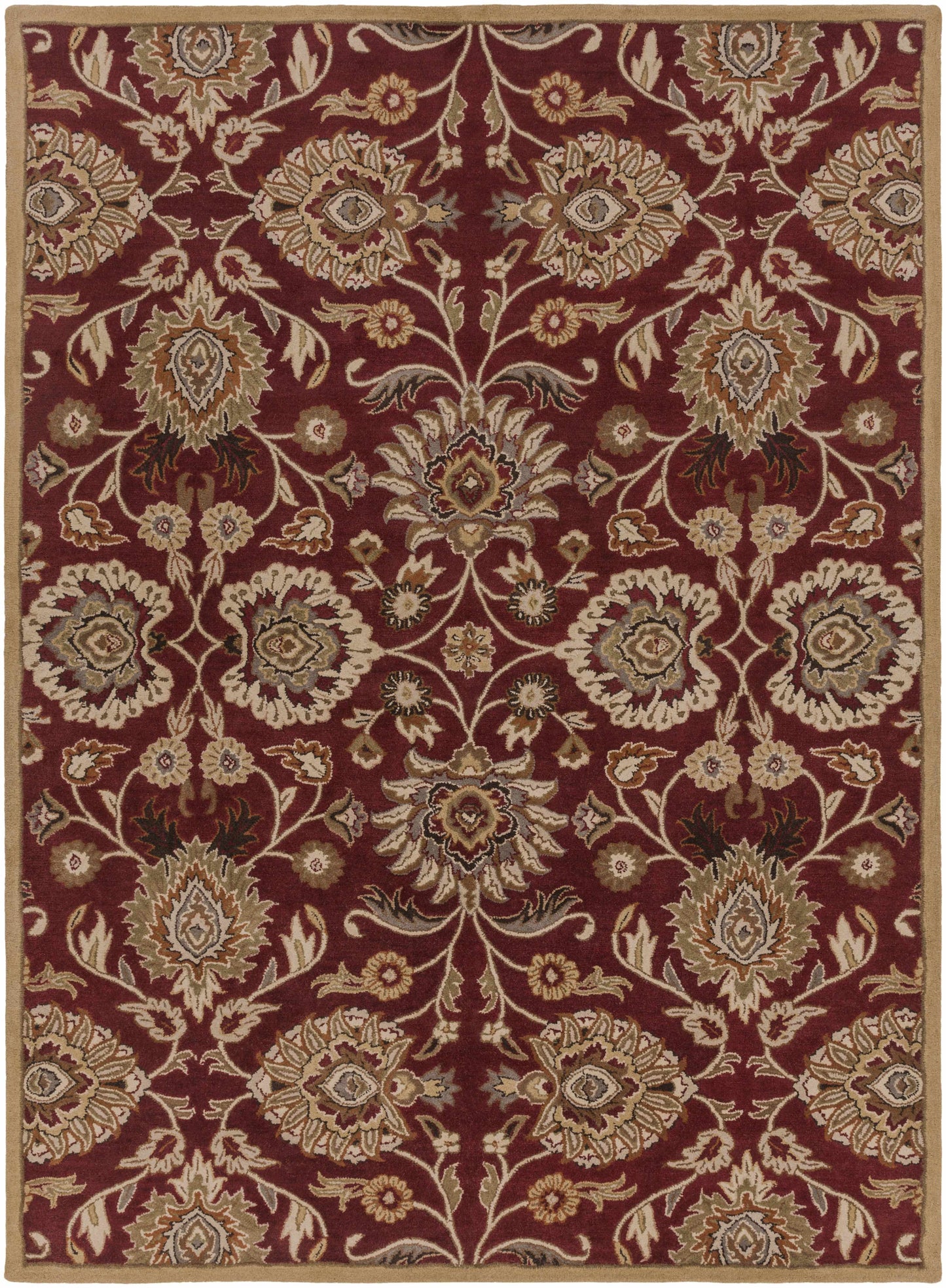 Conesus Red 1061 Hand Tufted Wool Rug-12
