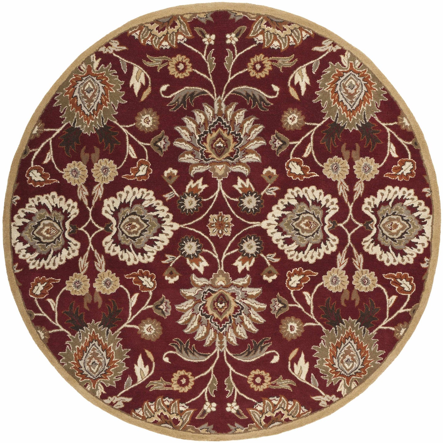 Conesus Red 1061 Hand Tufted Wool Rug-7