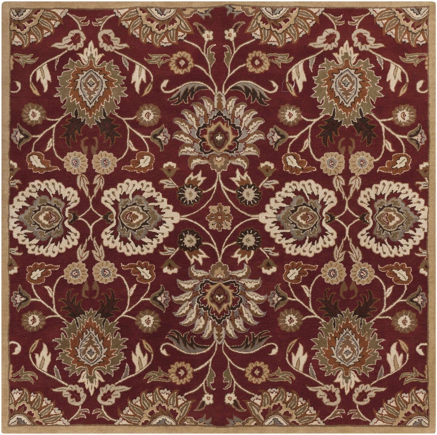 Conesus Red 1061 Hand Tufted Wool Rug-8