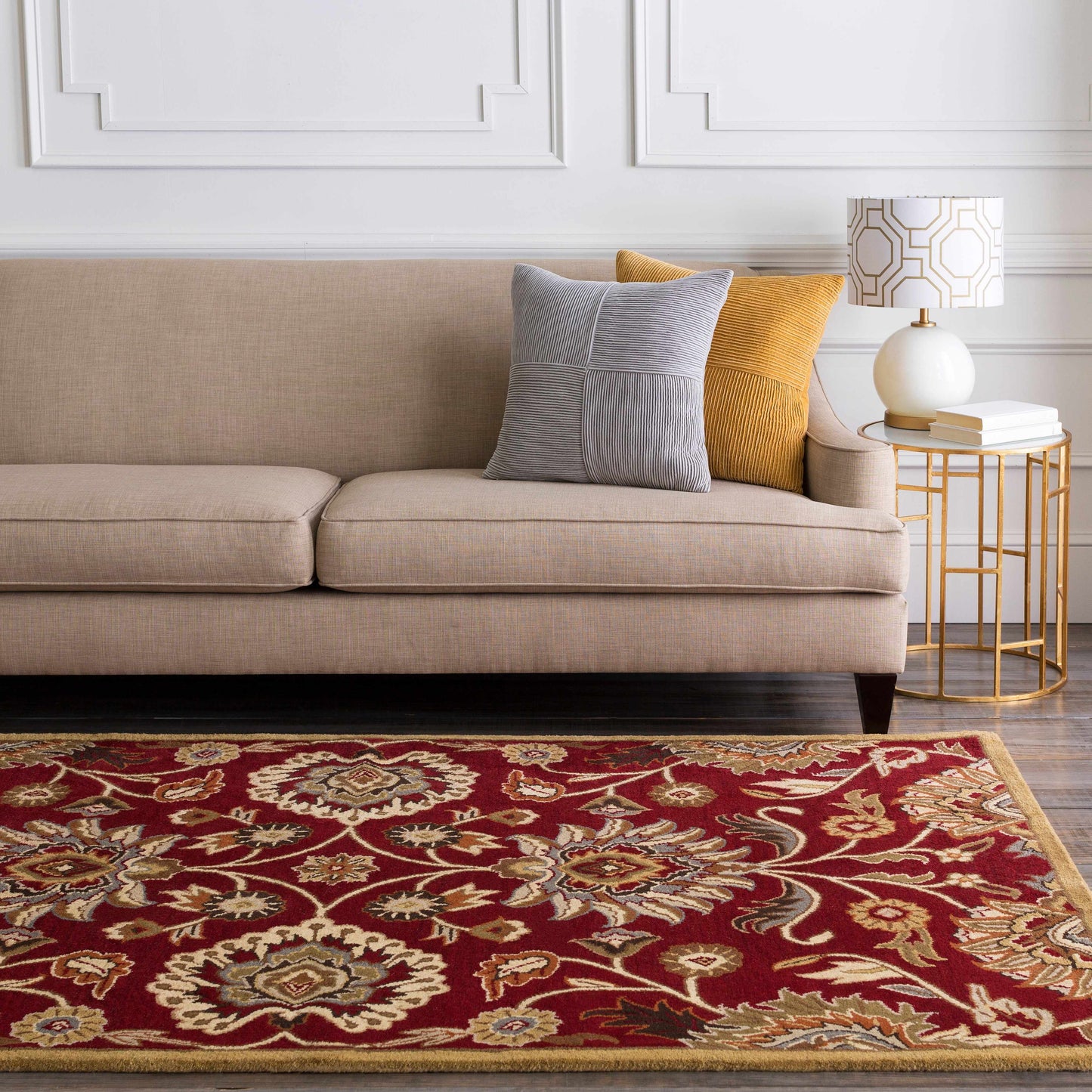 Conesus Red 1061 Hand Tufted Wool Rug-1