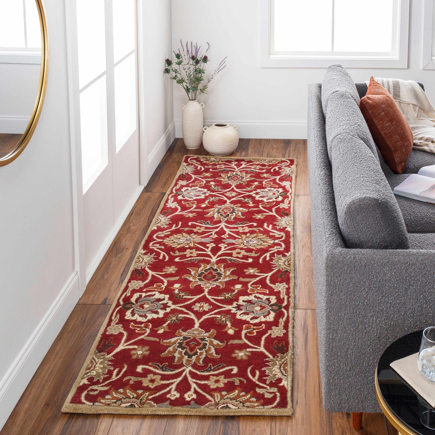 Conesus Red 1061 Hand Tufted Wool Rug-2