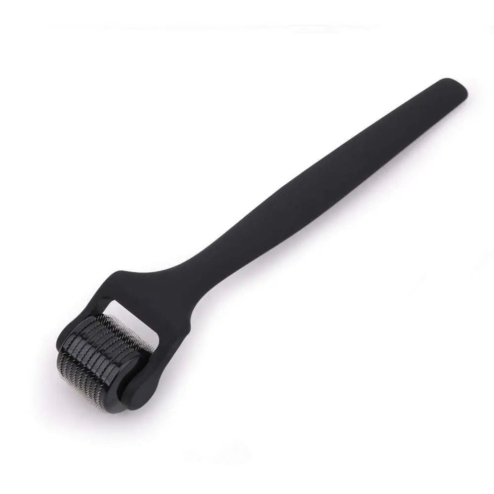 Matte Black Microneedle Roller Feel Oil Rubber Handle