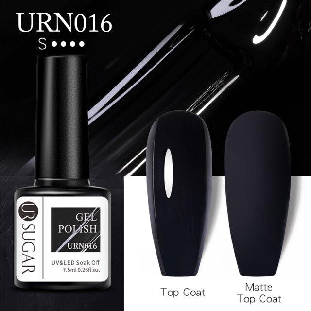 Matte Pink Blue Gel Nail Polish Semi Permanent LED Nail Art Design Elegant Warm Colors For Womens
