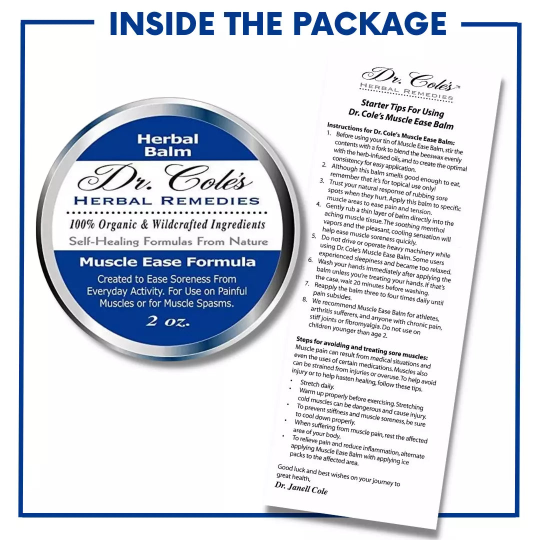 Dr. Cole's Muscle Ease Herbal Balm SixPak-3