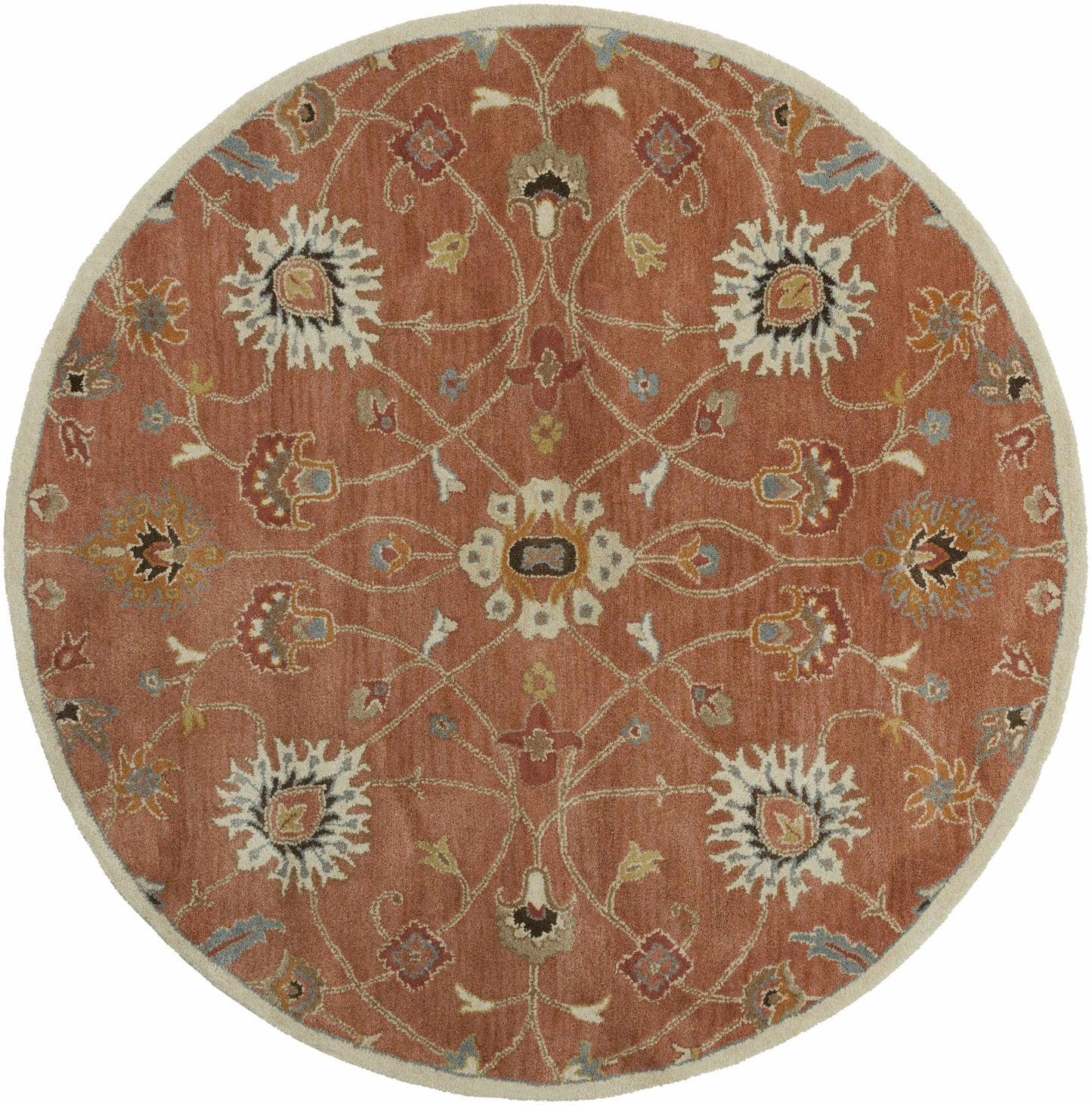 Logville Hand Tufted Rust 1119 Wool Rug-7