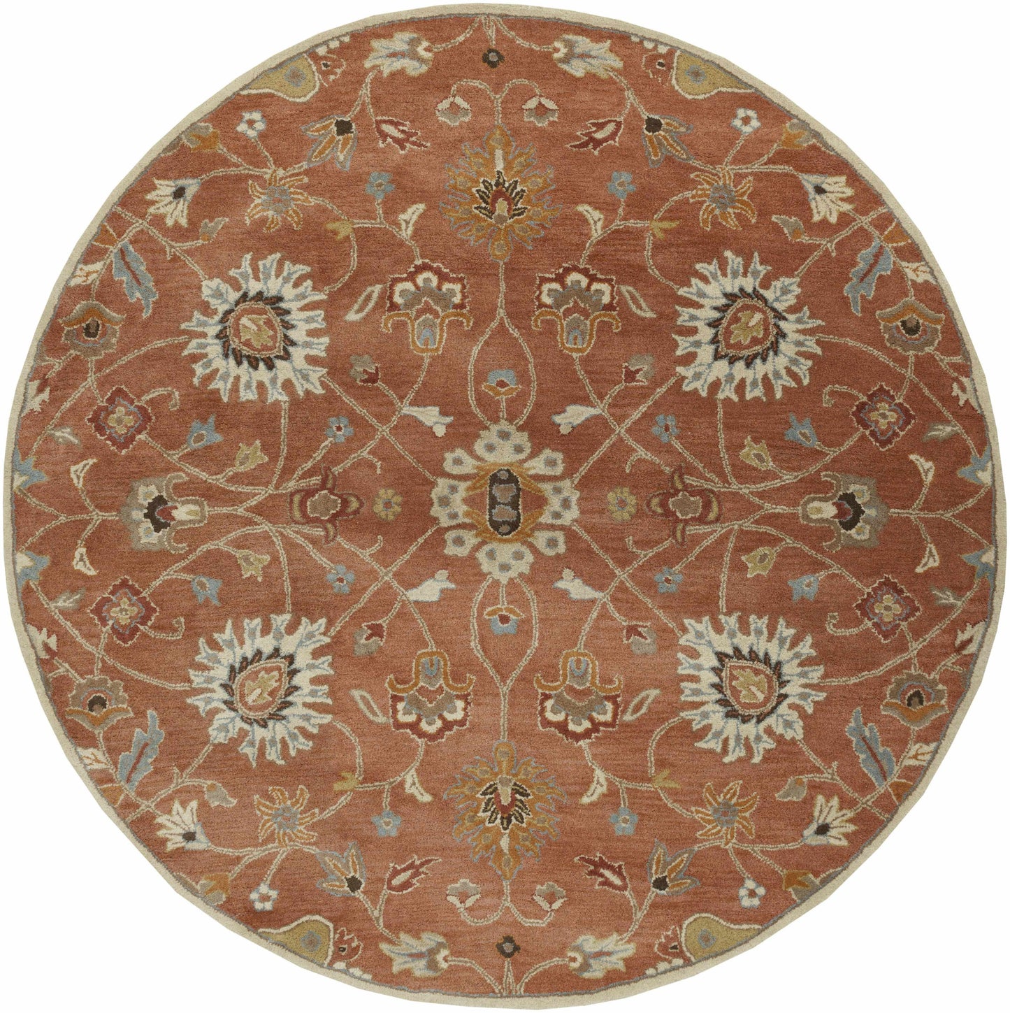 Logville Hand Tufted Rust 1119 Wool Rug-11