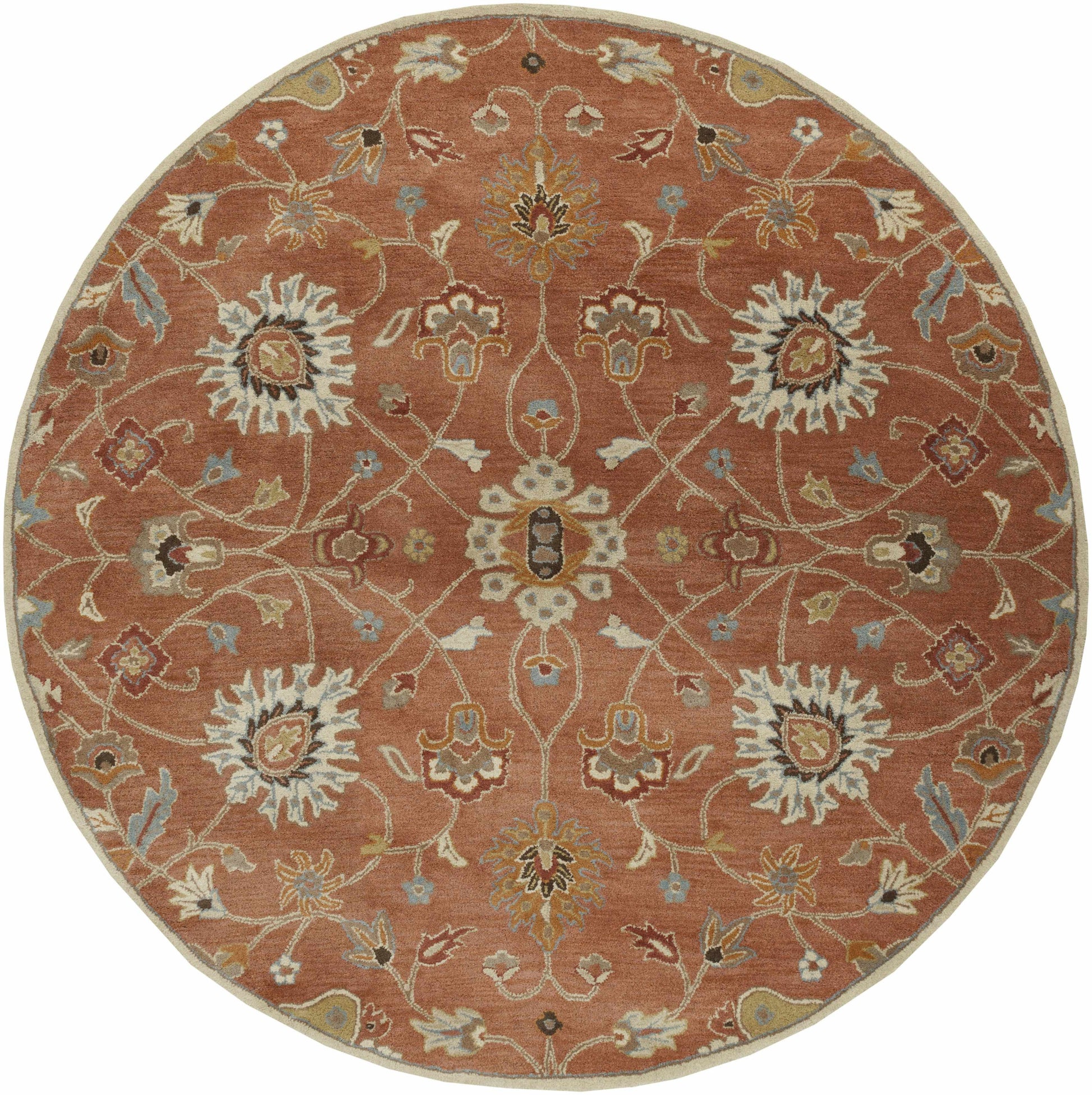 Logville Hand Tufted Rust 1119 Wool Rug-11