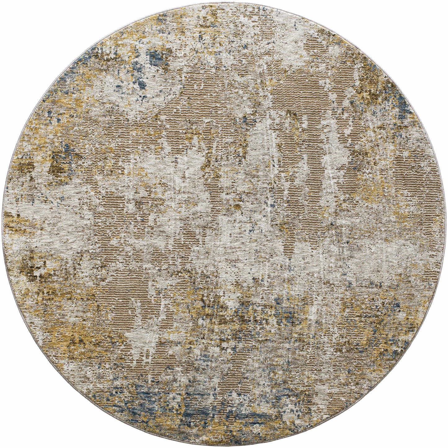 Meads Abstract Mustard Luxe Rug-5