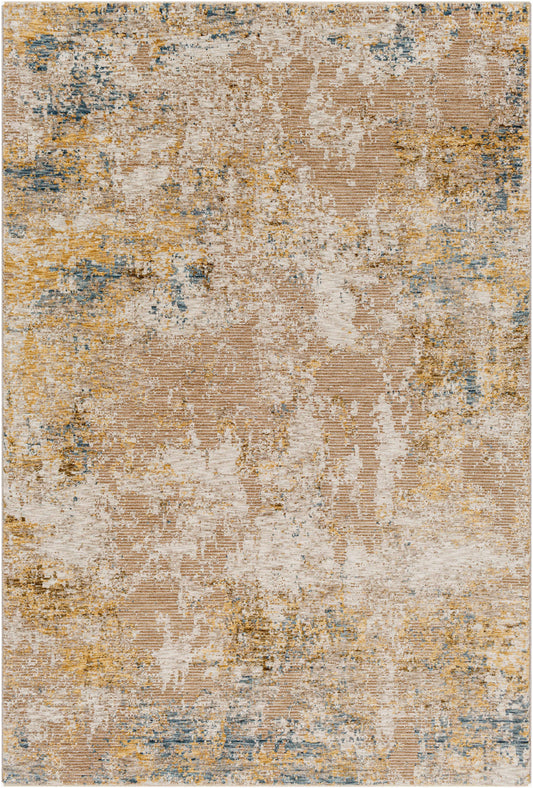 Meads Abstract Mustard Luxe Rug-0
