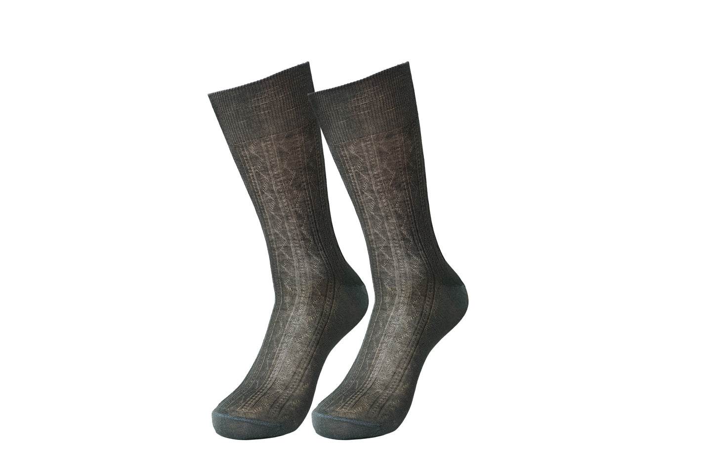 tittimitti® 100% Mercerized "Filo di Scozia" Cotton Men's Dress & Trouser Socks. 3-Pack. Made in Italy