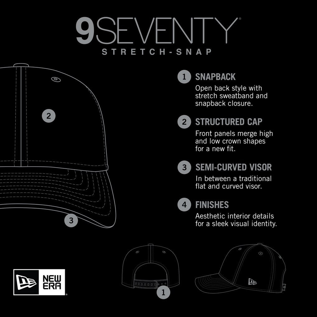 New York Yankees - 9Seventy Woodmark Stretch-Snap Hat, New Era
