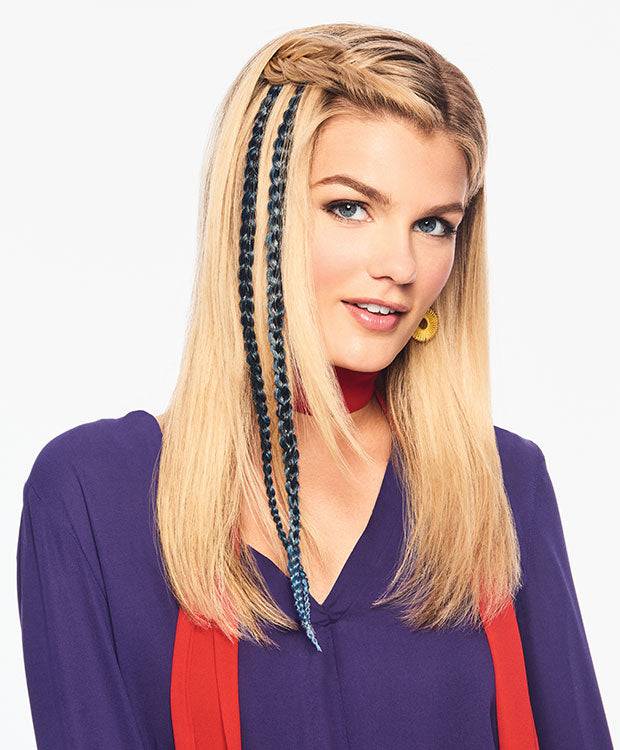 METALLIC BRAID EXTENSION BY Hairdo