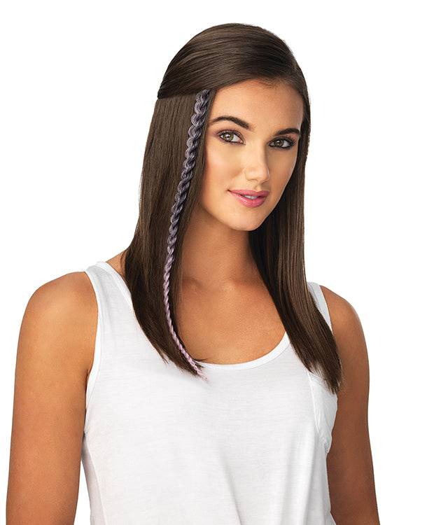 METALLIC BRAID EXTENSION BY Hairdo
