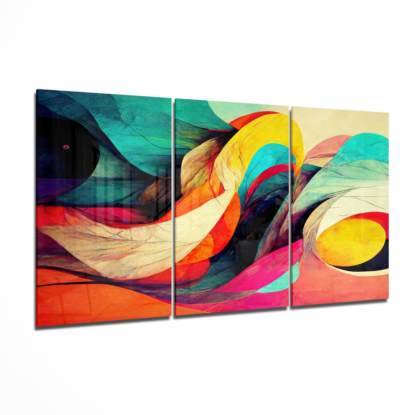 Waves Glass Wall Art