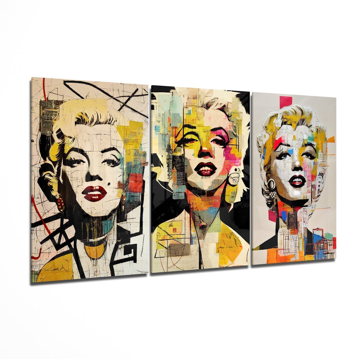 Marilyn Monroe Glass Wall Art