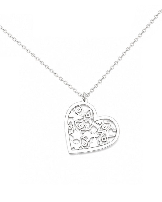 Mia Good Luck Heart Necklace
