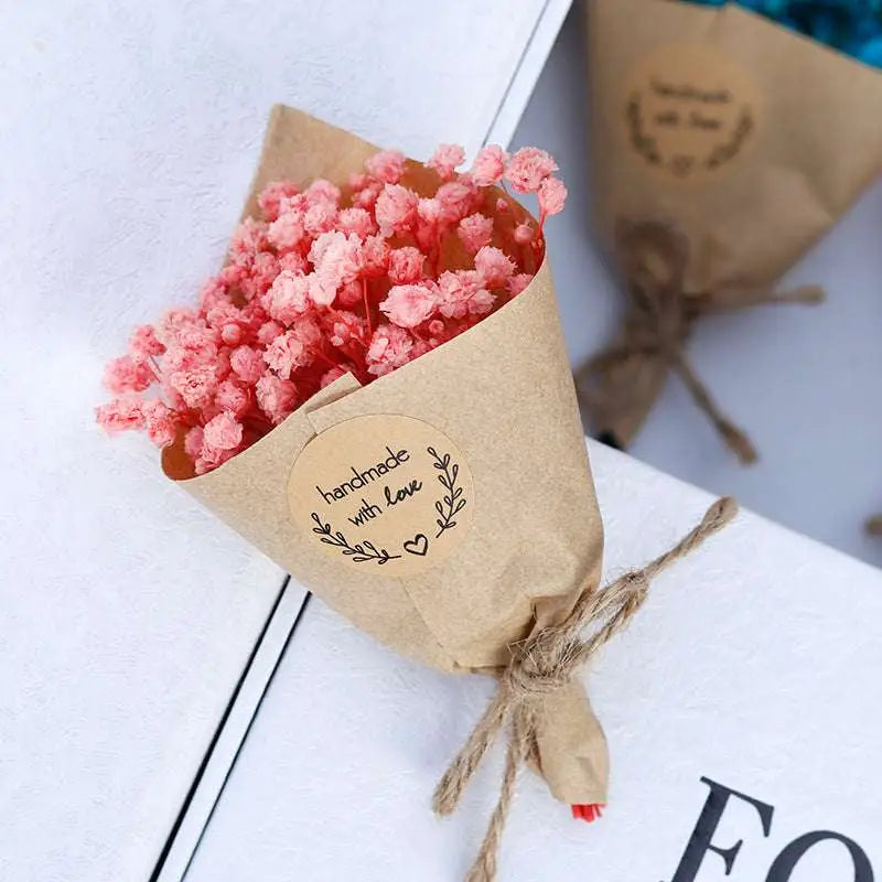 Mini Dried Flower Bouquet Gift Box