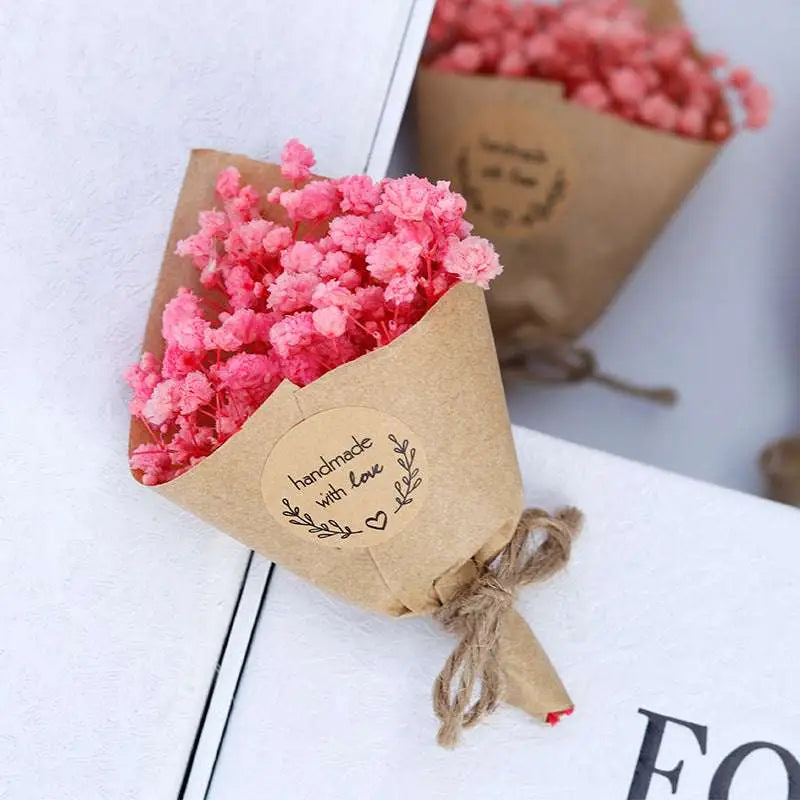 Mini Dried Flower Bouquet Gift Box