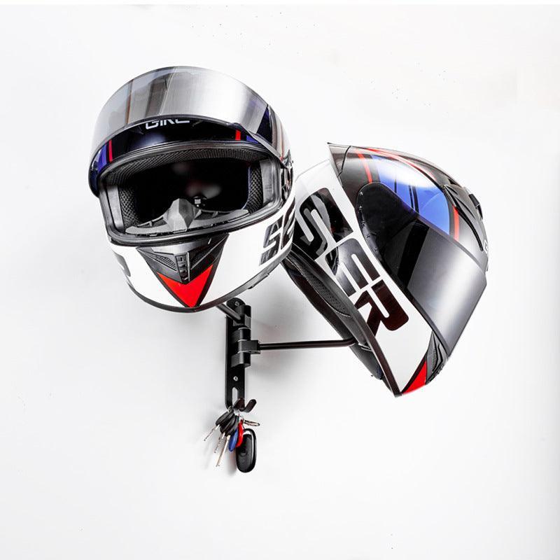 Minimalist Style Helmet Wall-mounted (No drill needed)Display Rack