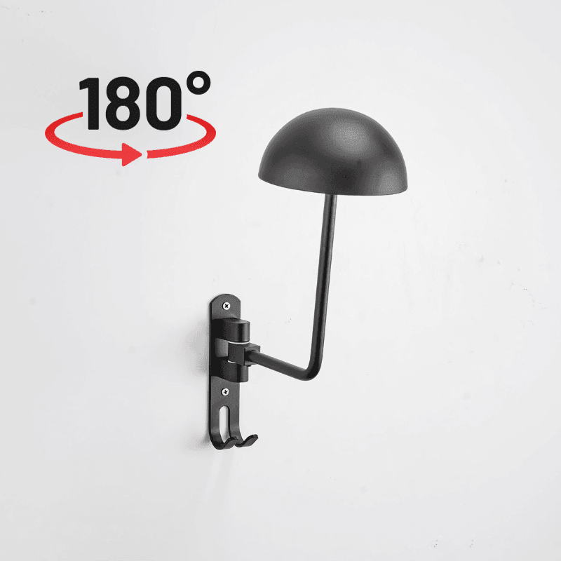 Minimalist Style Helmet Wall-mounted (No drill needed)Display Rack