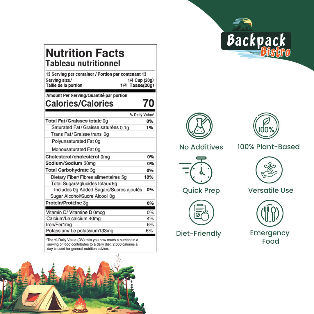 Backpack Bistro Dehydrated Mixed Vegetables 7.05 oz (200 g)-1