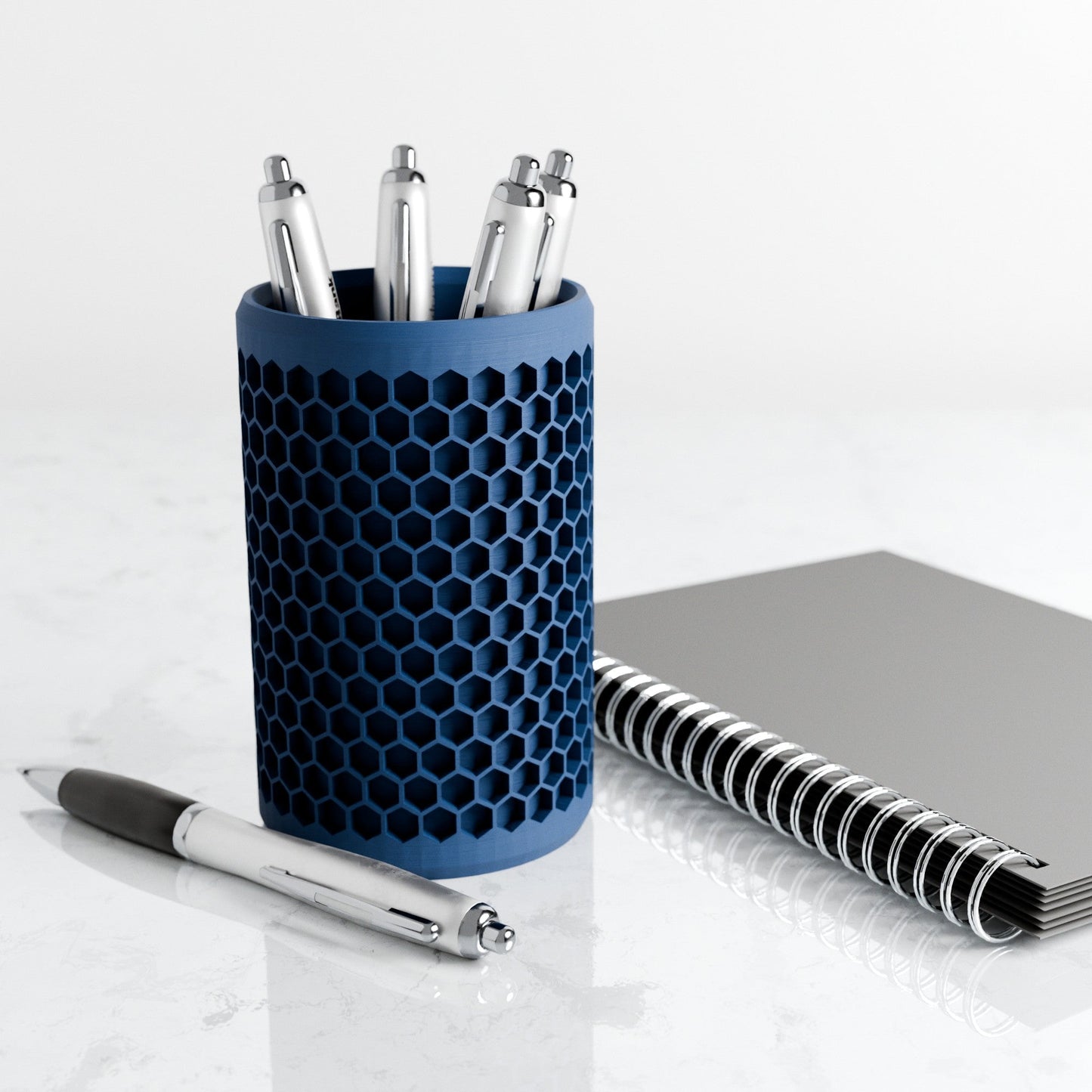 Modern Honeycomb Pencil Holder-1