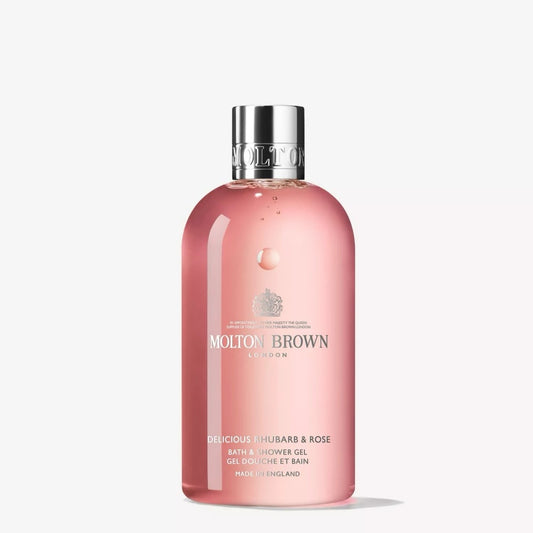 Molton Brown Delicious Rhubarb & Rose Bath & Shower Gel 10fl oz