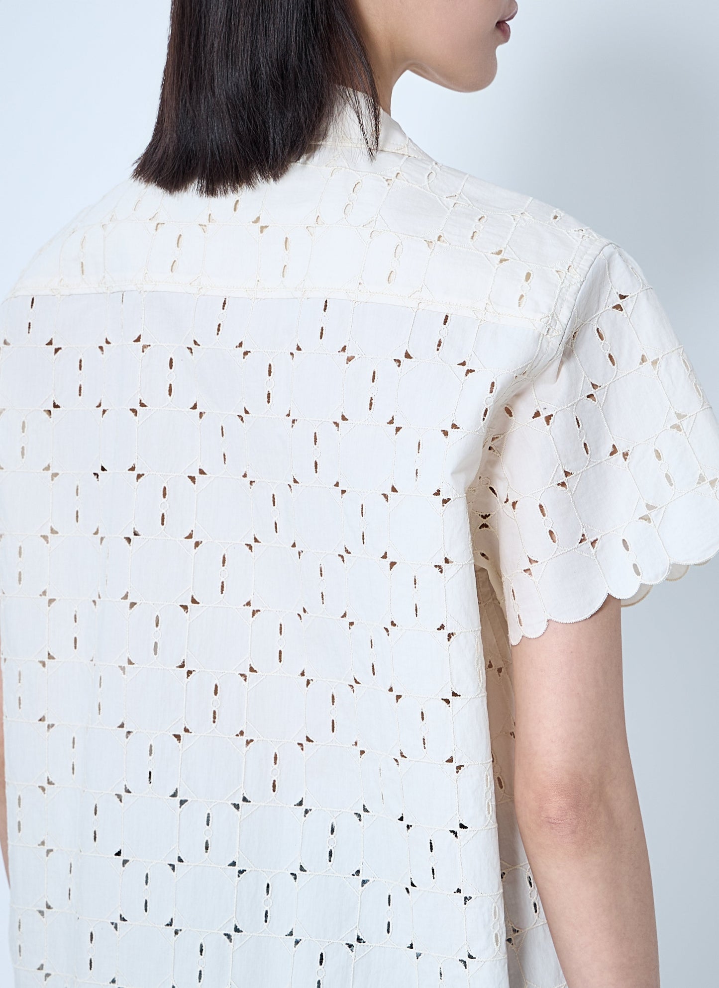 Moncler Women Lace Button-Down Shirt